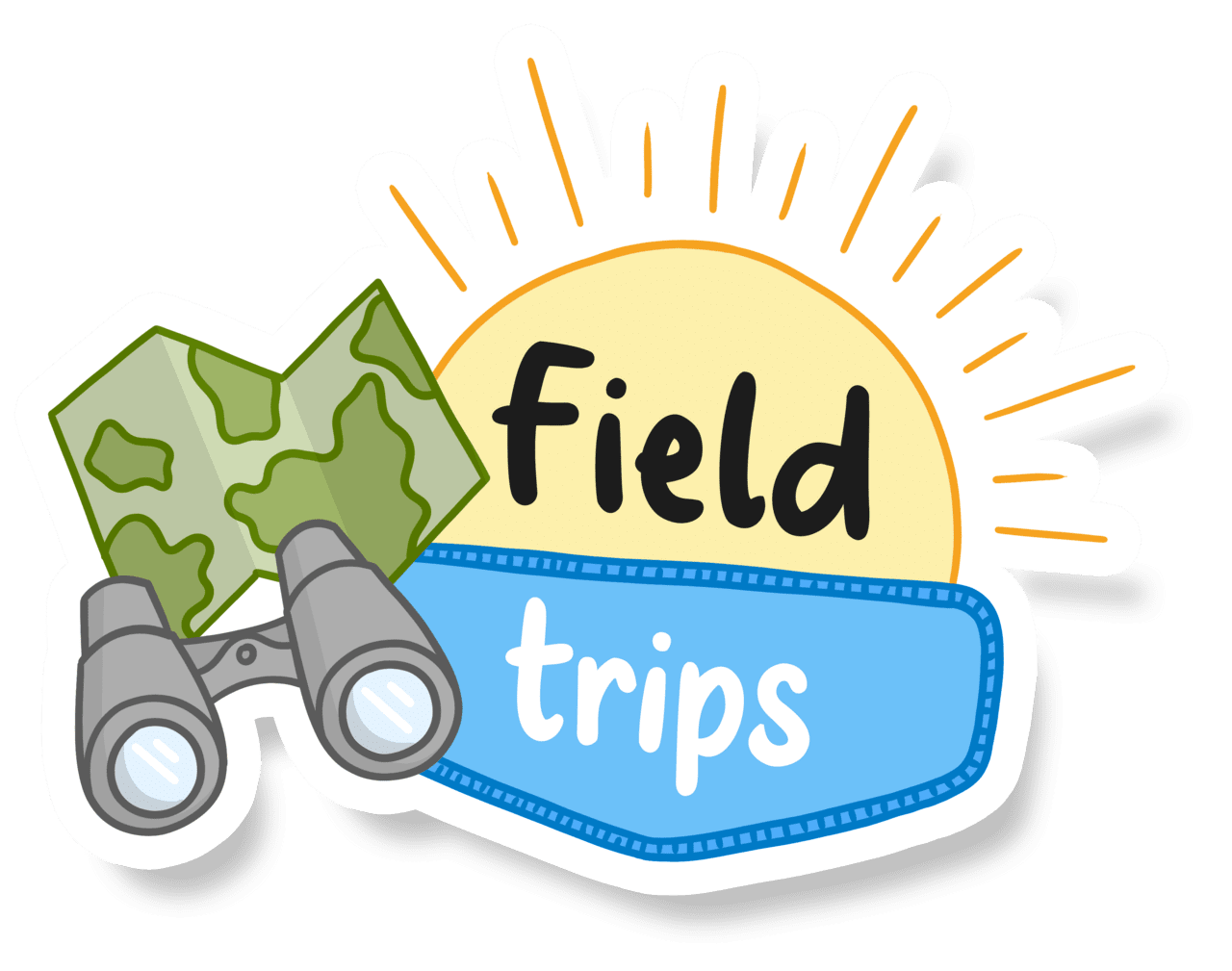 Field trip printable and digital teacher resources usa clipart vector