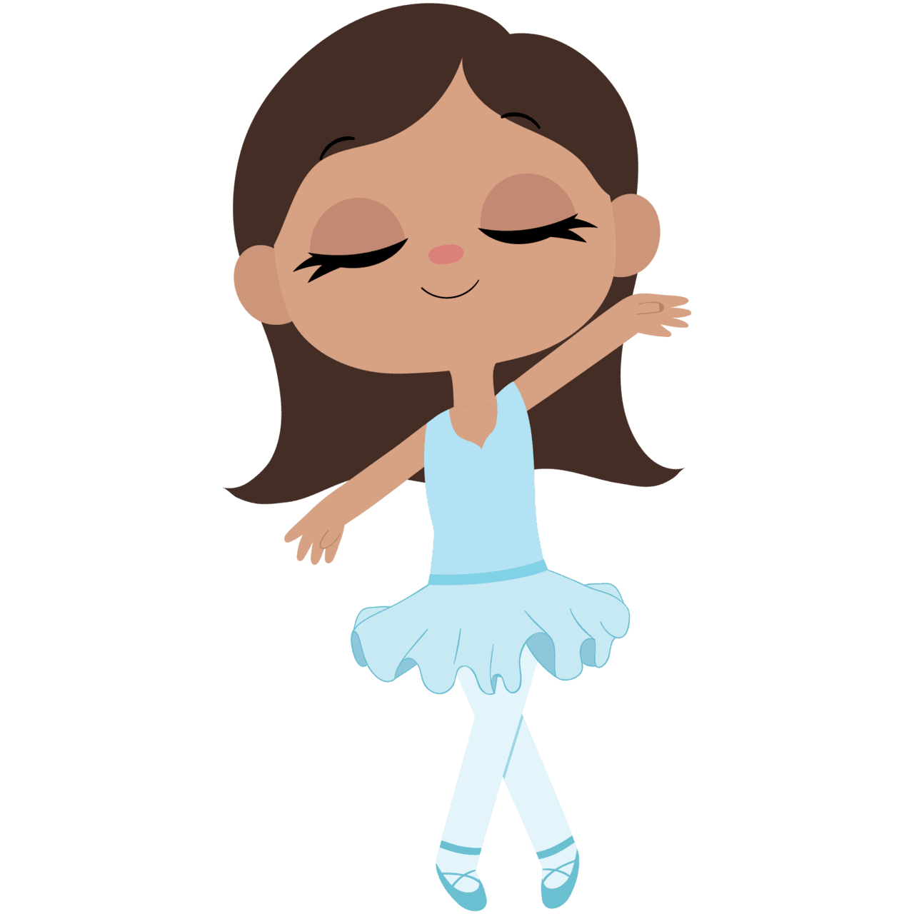 Ballerina pin page clipart background 6