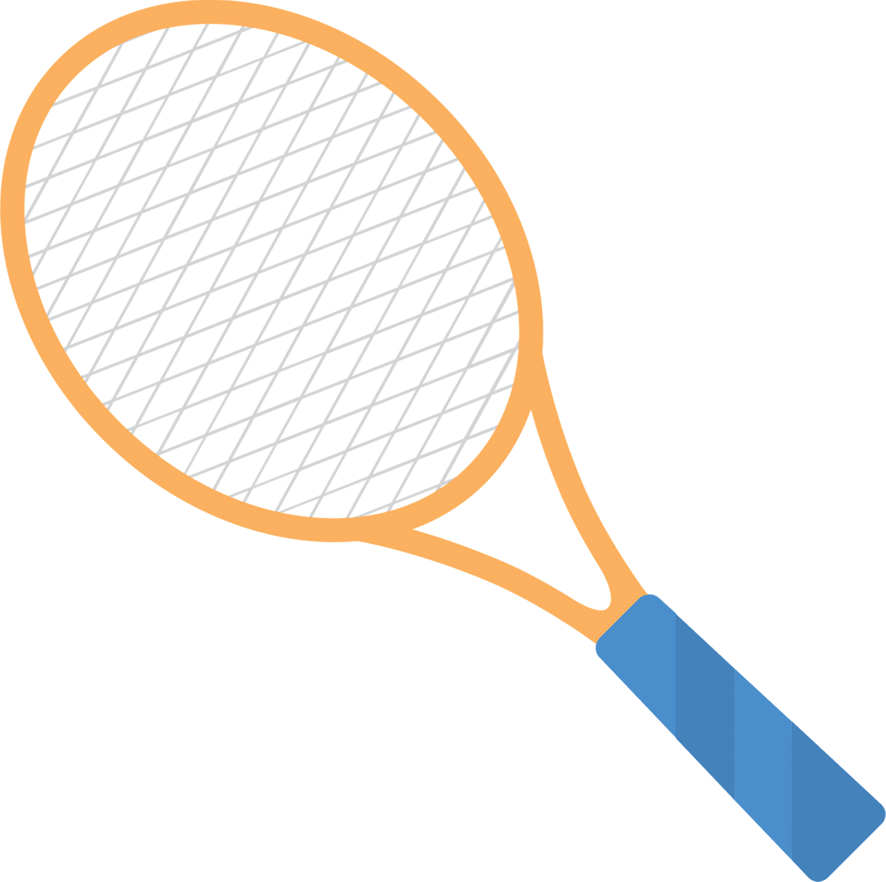 Tennis racket vector clipart images 5