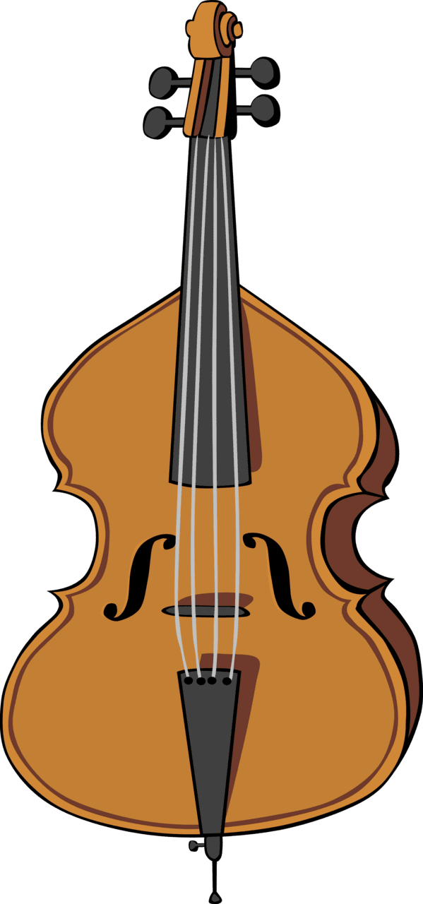 Musical instrument violin cello creative clipart background