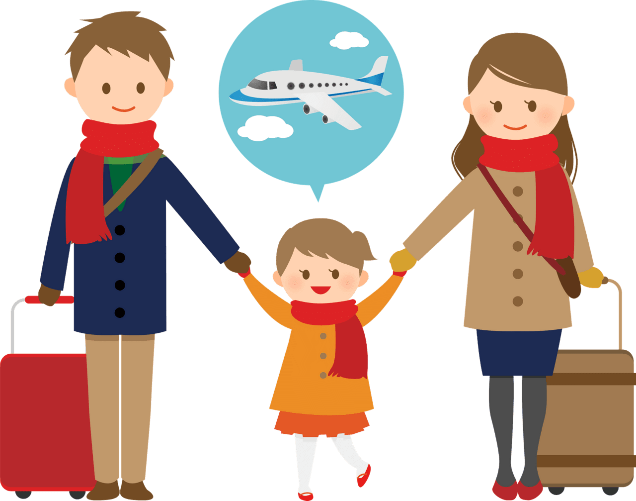 Family vacation images clipart