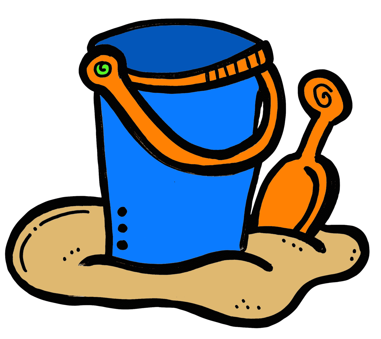 Bucket pin page clipart photo 3