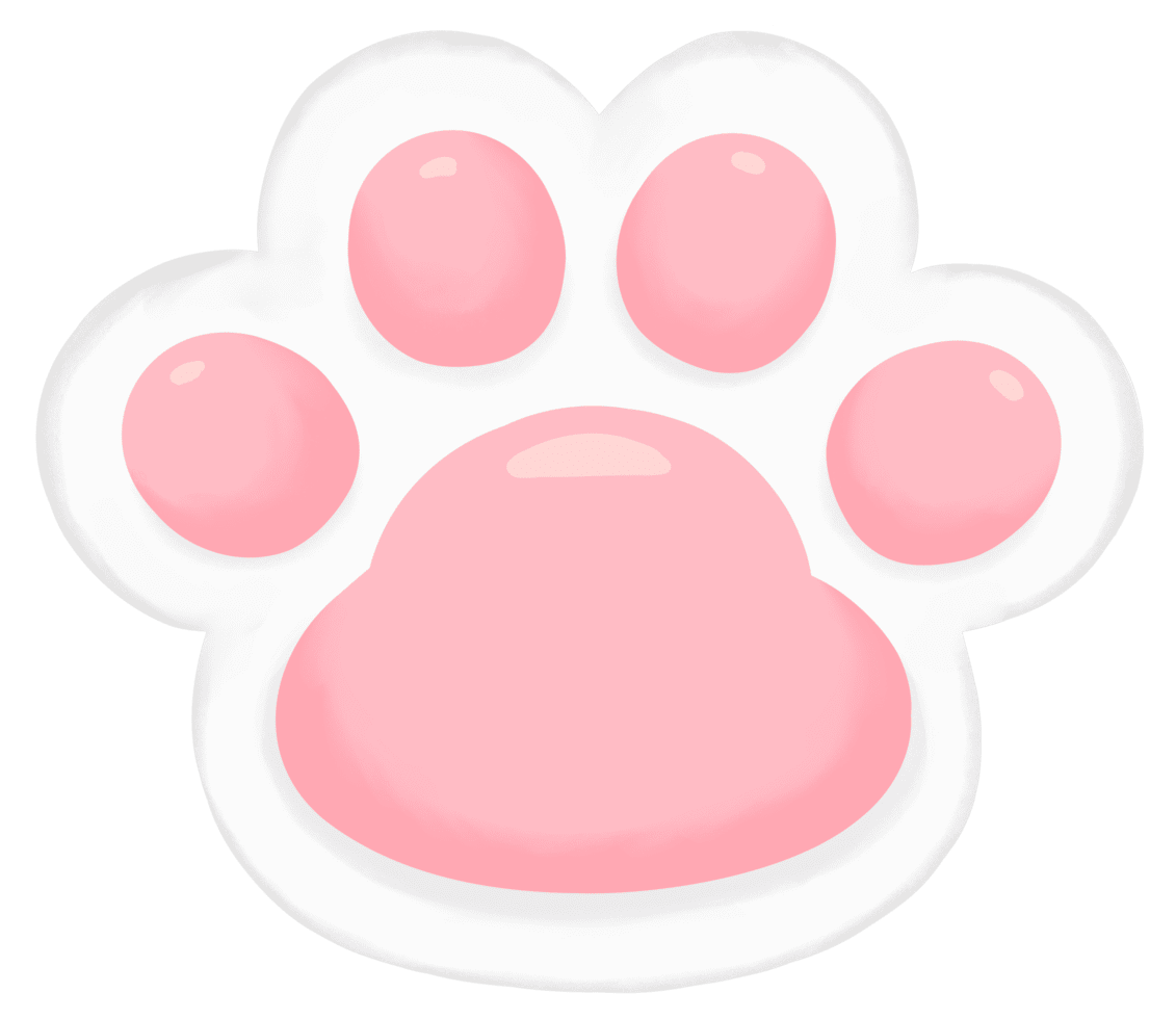 Dog paw clipart vector