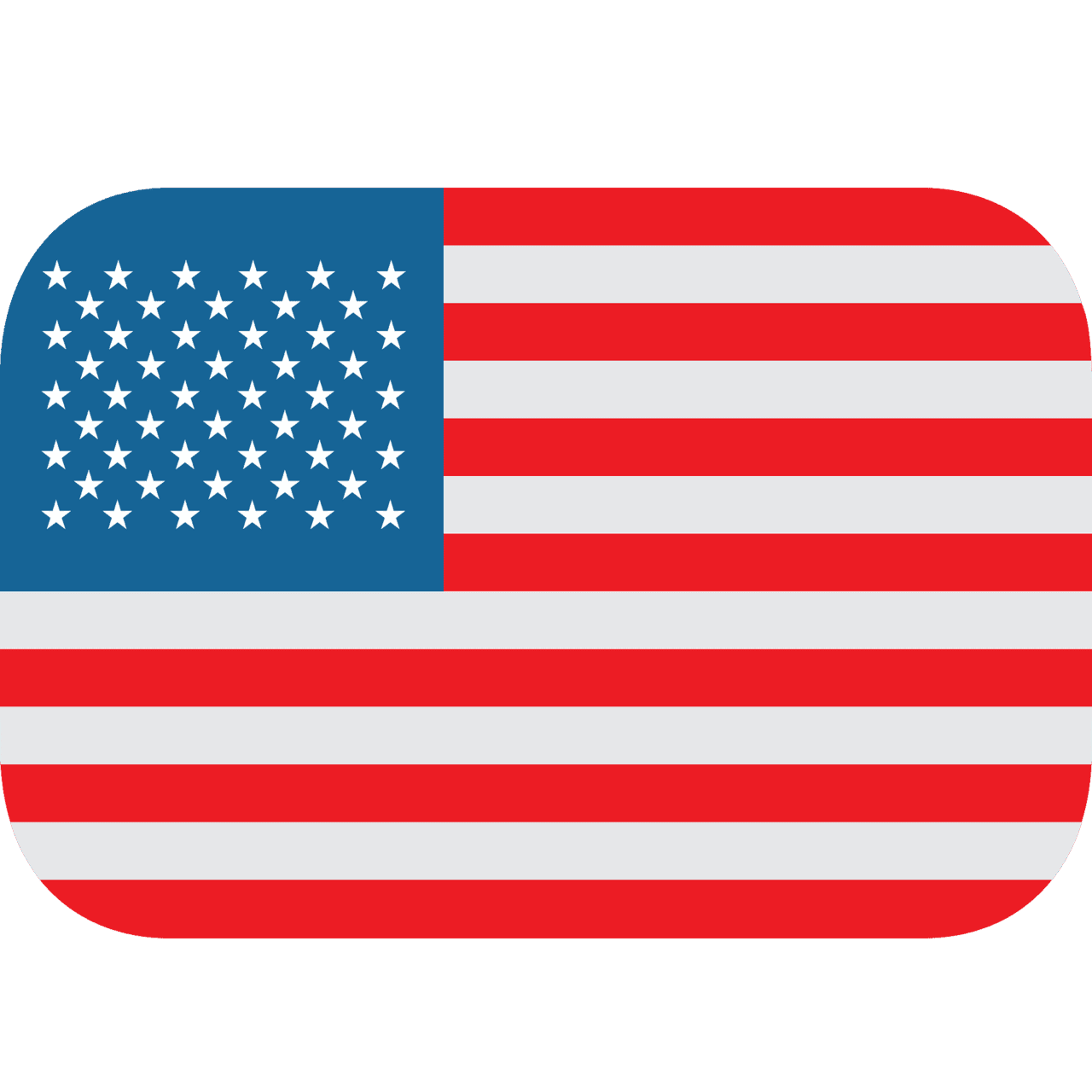 United states flag vector emoji clipart