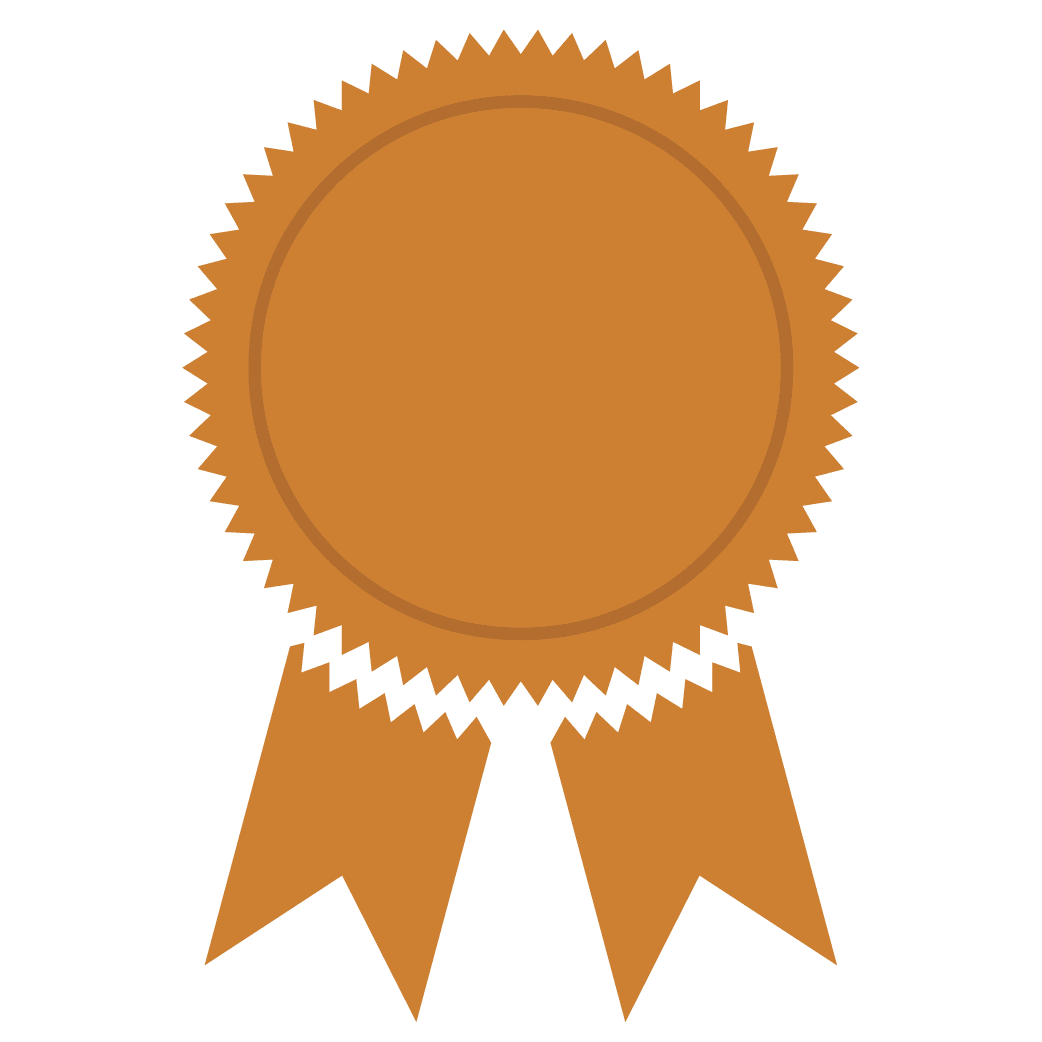 Award bronze medal clipart free