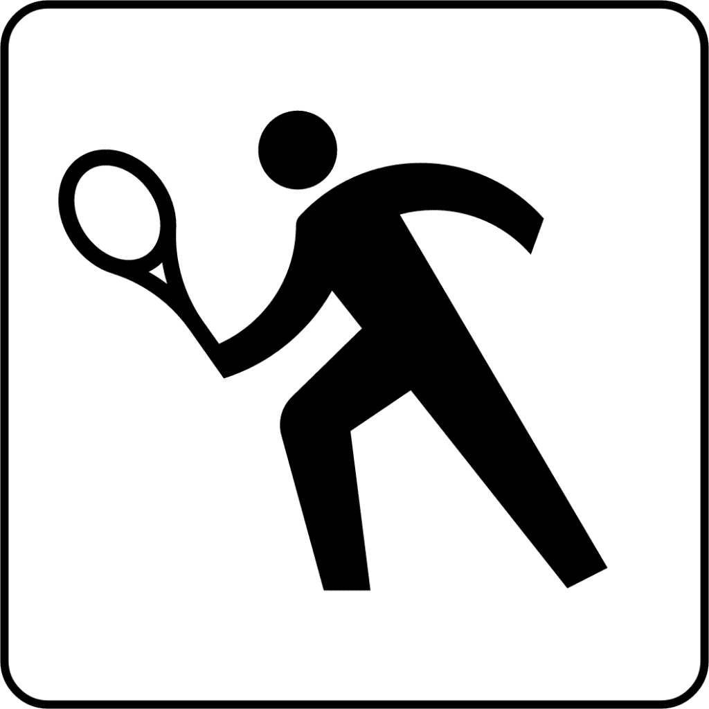 Tennis court for clipart clip art