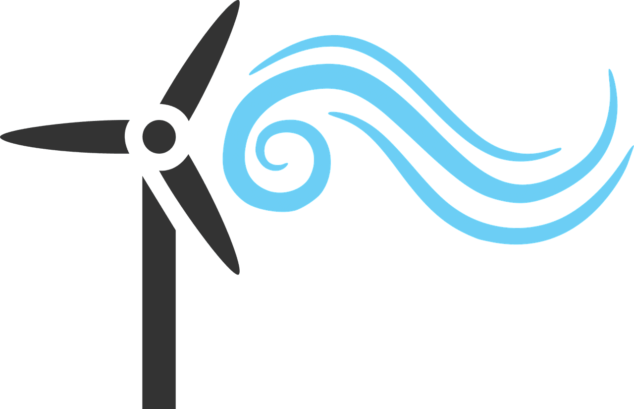 Photo of wind energy renewable power environment from clipart