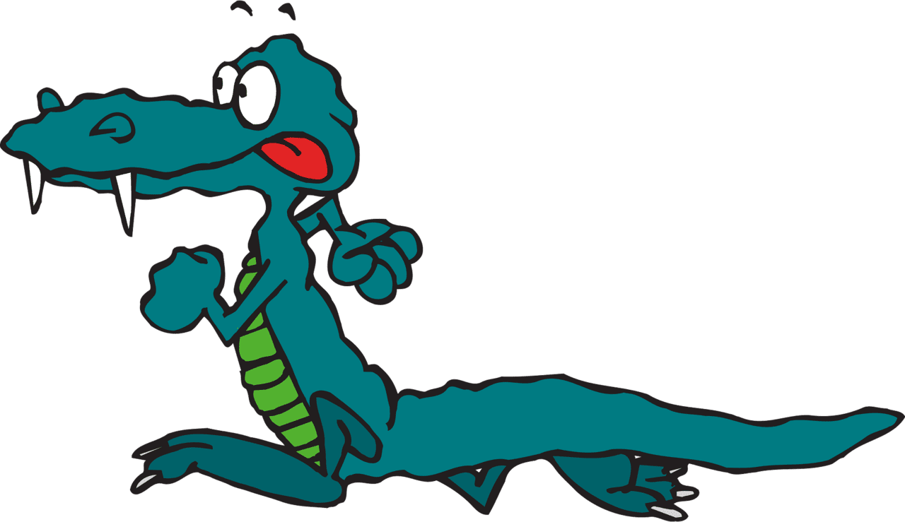 Alli gator vector clipart images 7