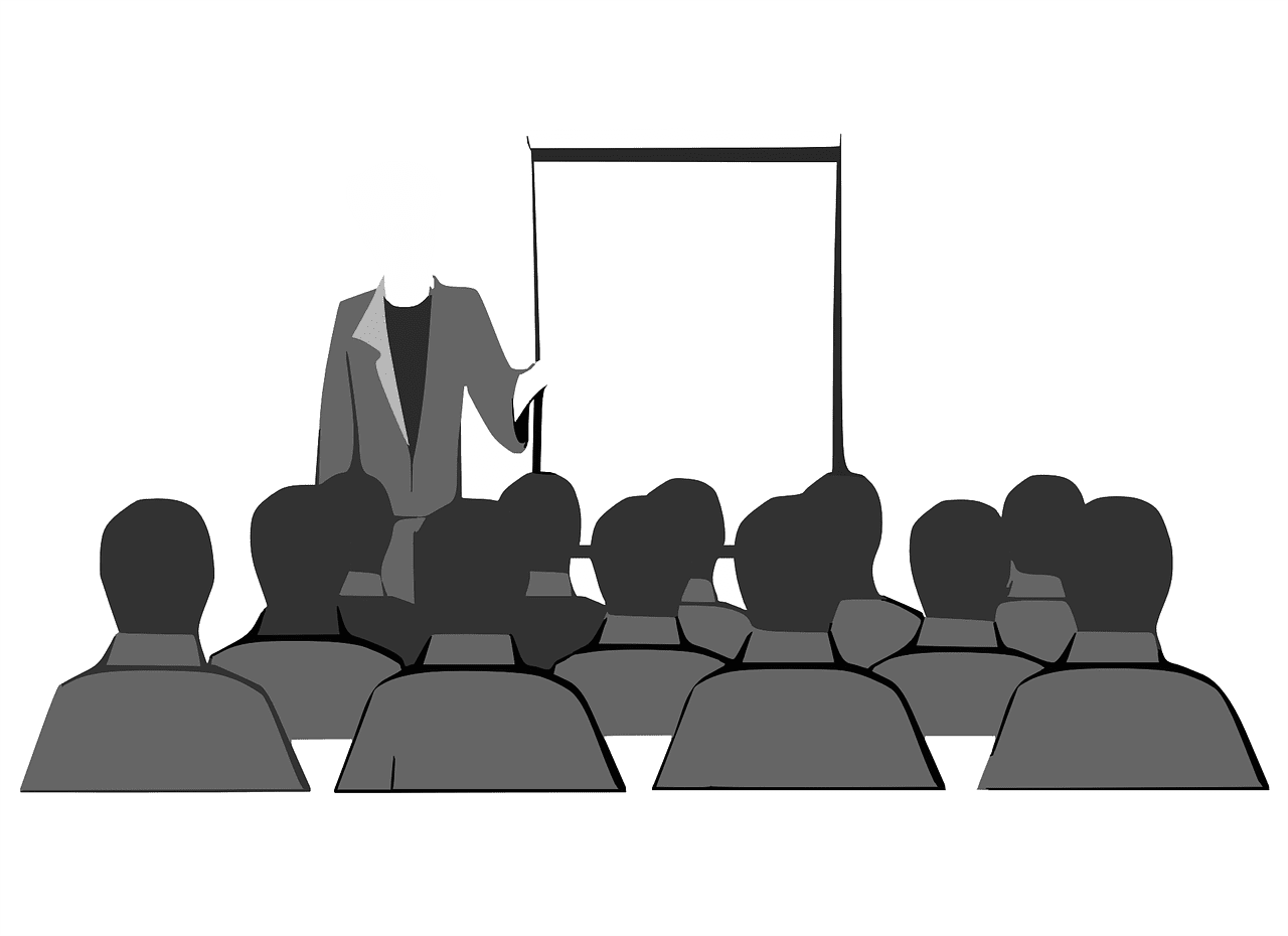 Training teach classroom teacher vector graphic clipart