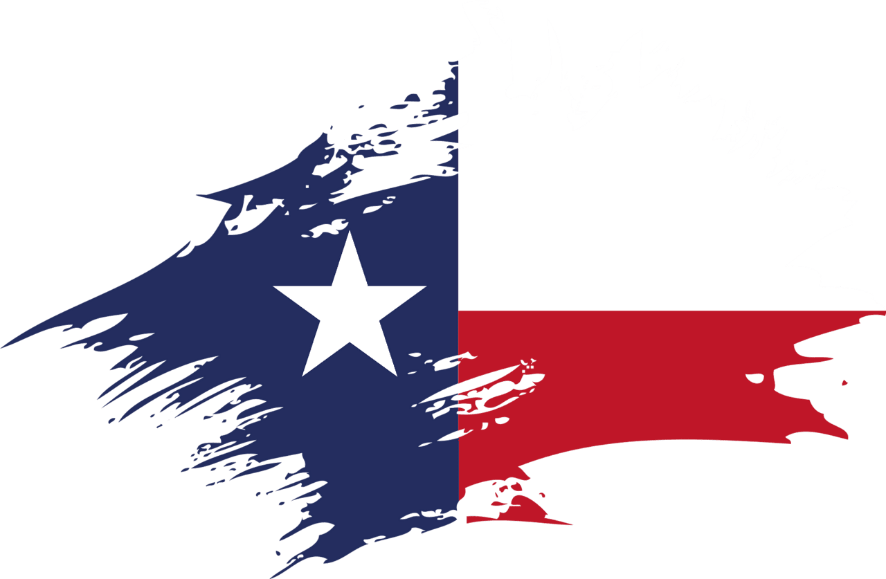 Texas flag brush stroke vector clipart images