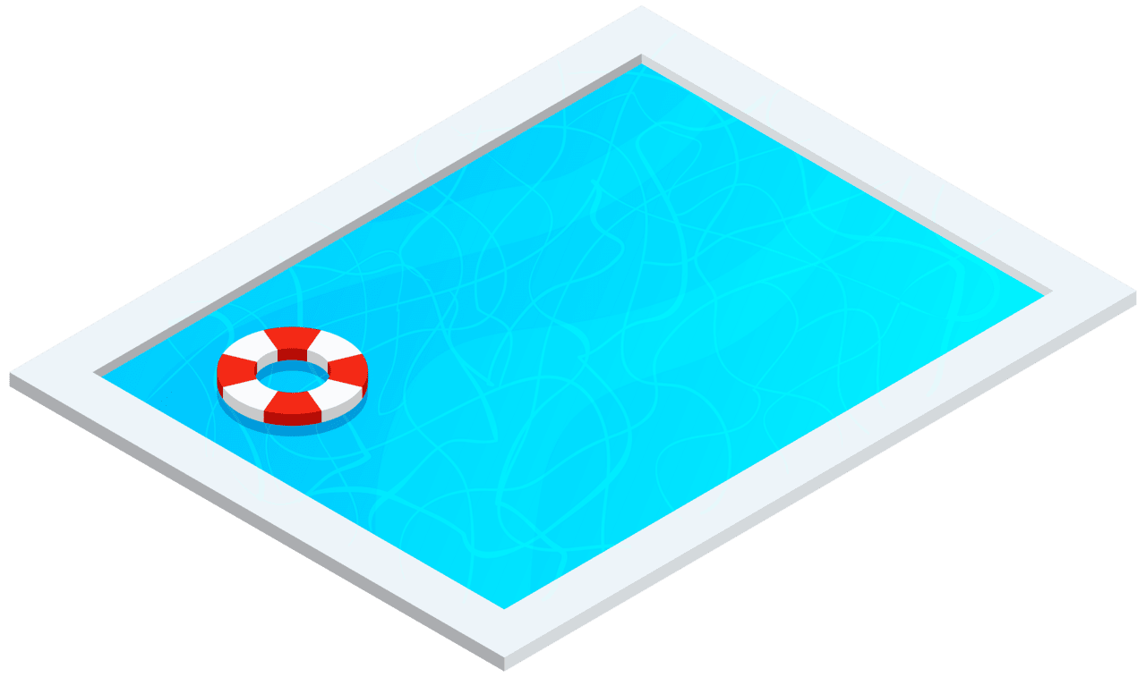 Swimming pool clipart vector