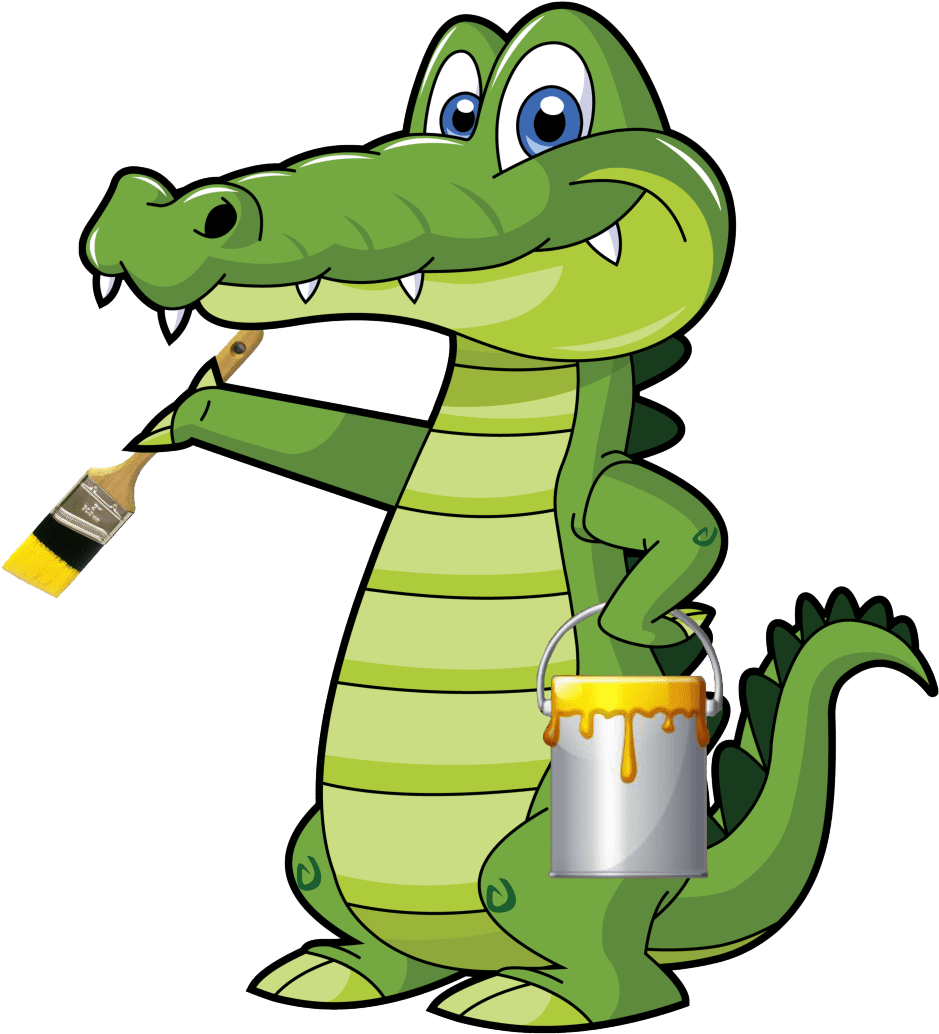 Bradenton residential painter mercial background alli gator clipart image with no