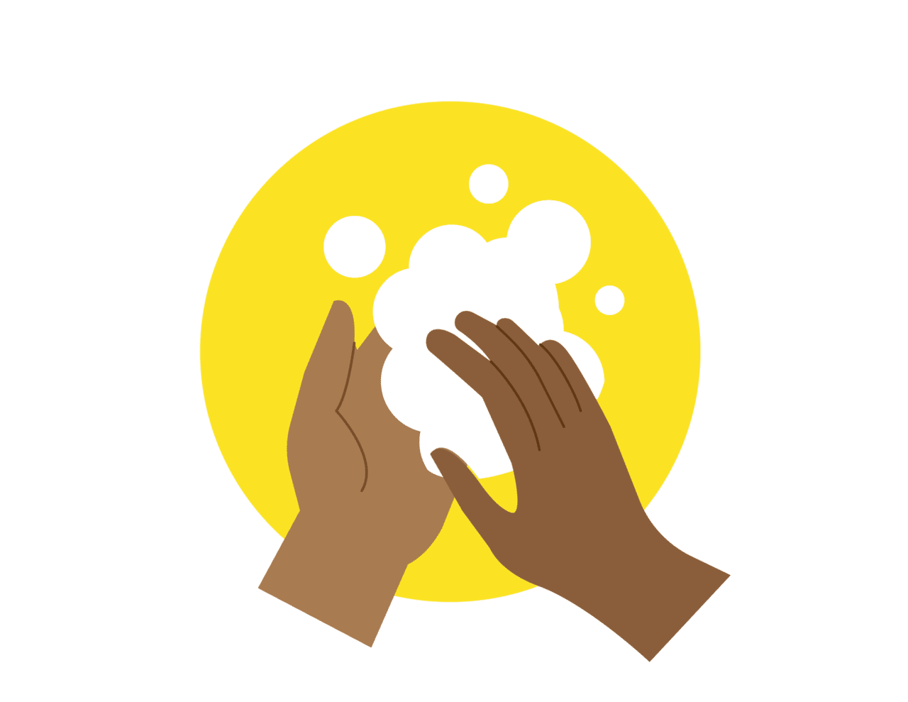 Washing hands preventing cholera five basic st clipart transparent