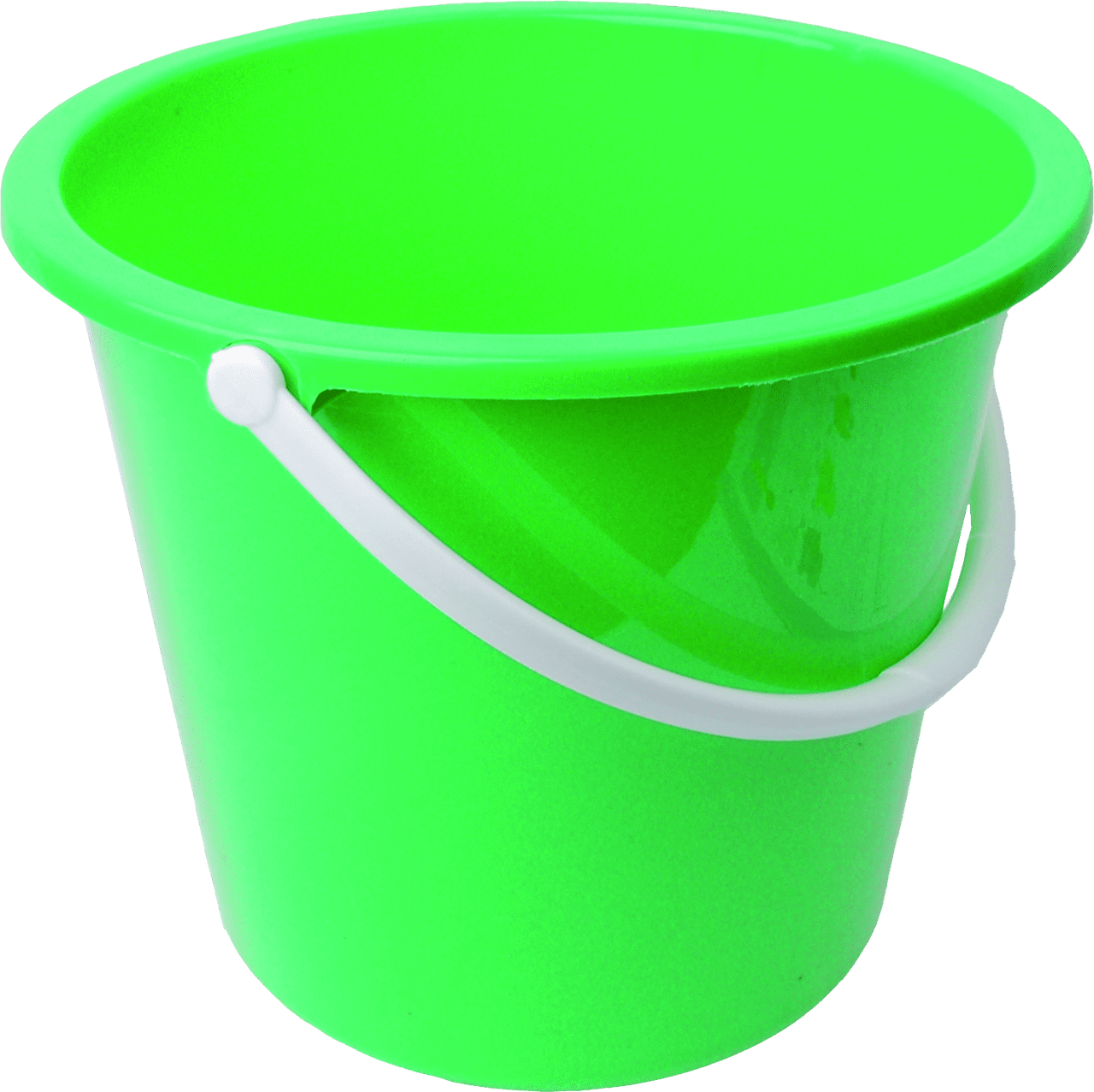 Green plastic bucket clipart picture