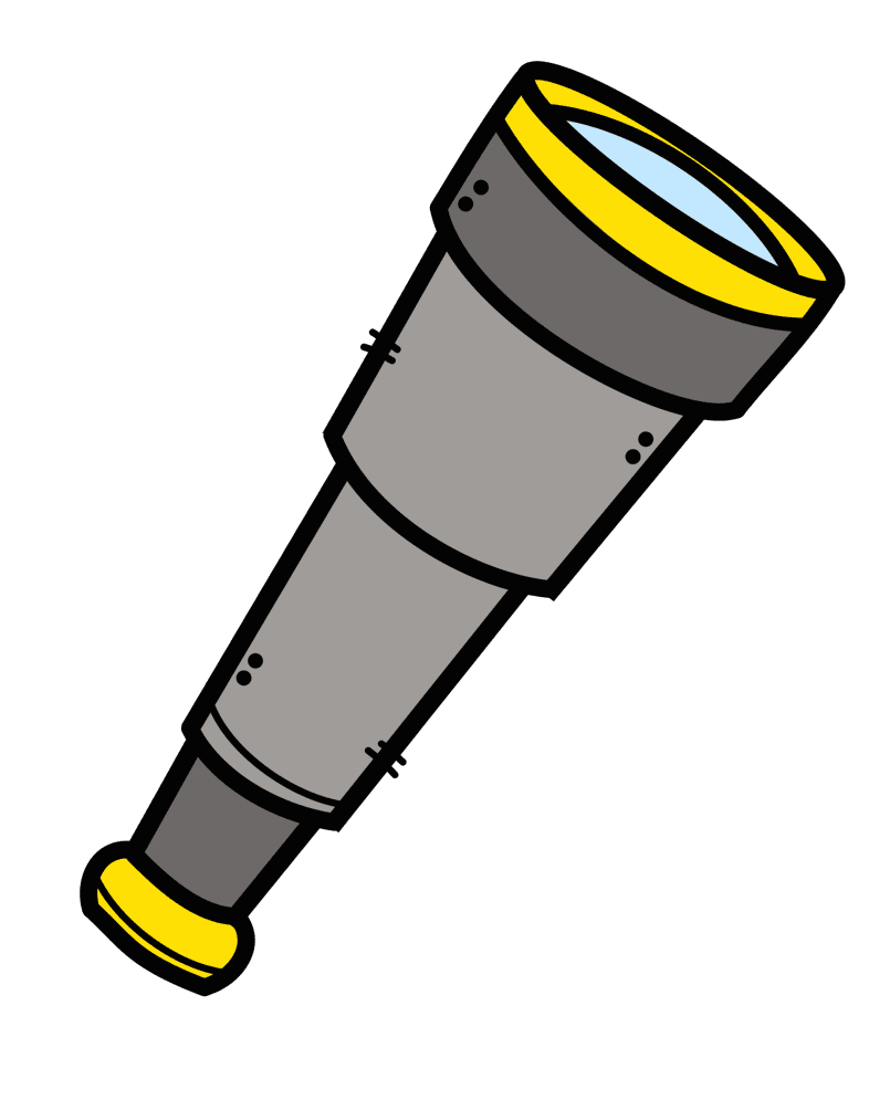 Flashlight pin page clipart free