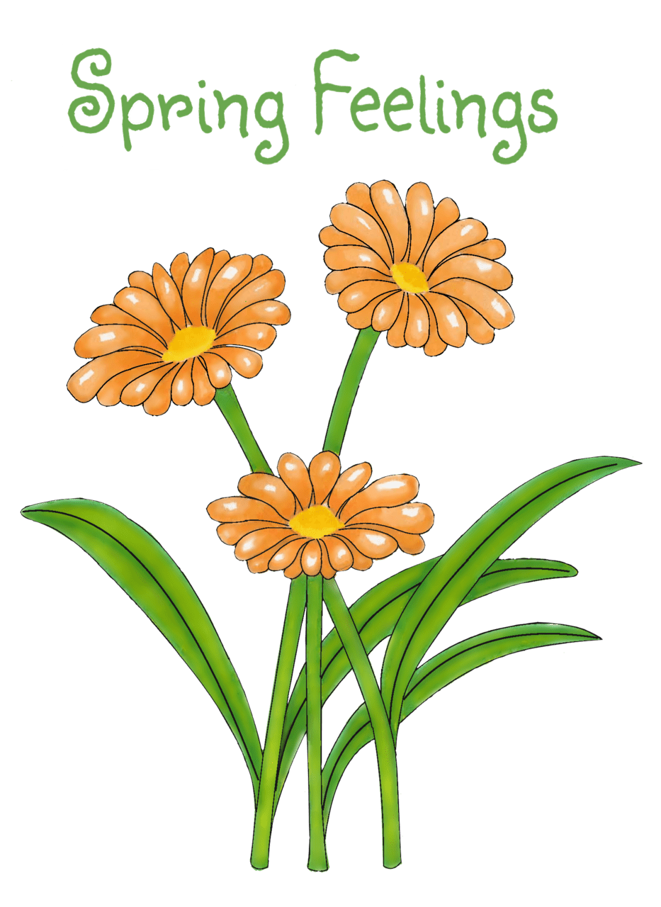 Springtime spring feelings clipart clip art