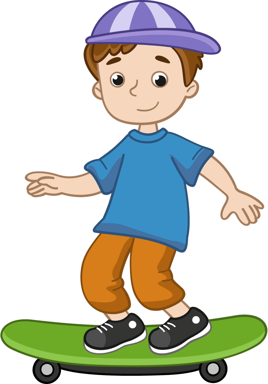 Skateboard er vector clipart images