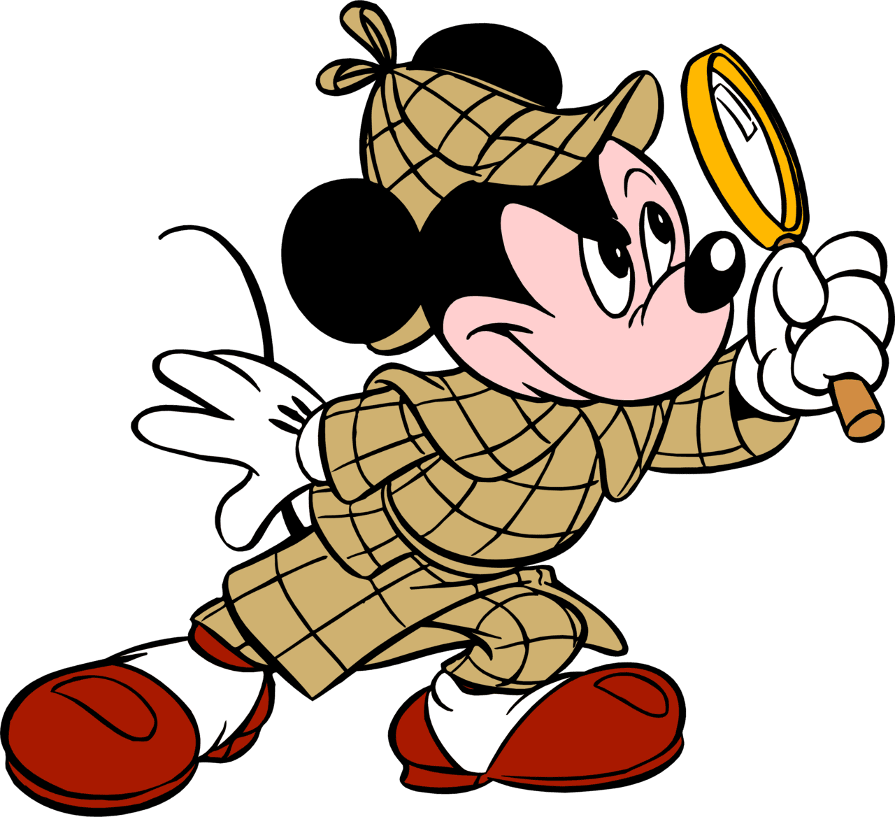 Detective mickey mouse image size clipart