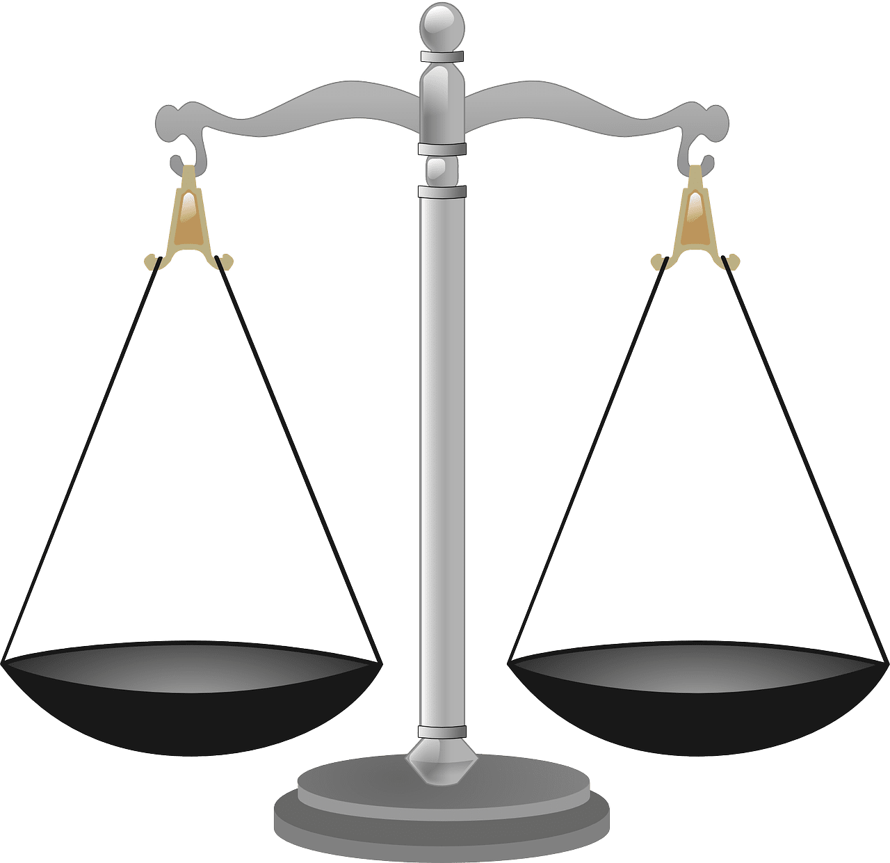 Scale justice vector graphic clipart