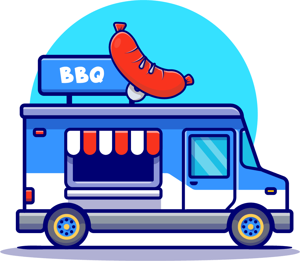 Taco food truck builders designs clipart background