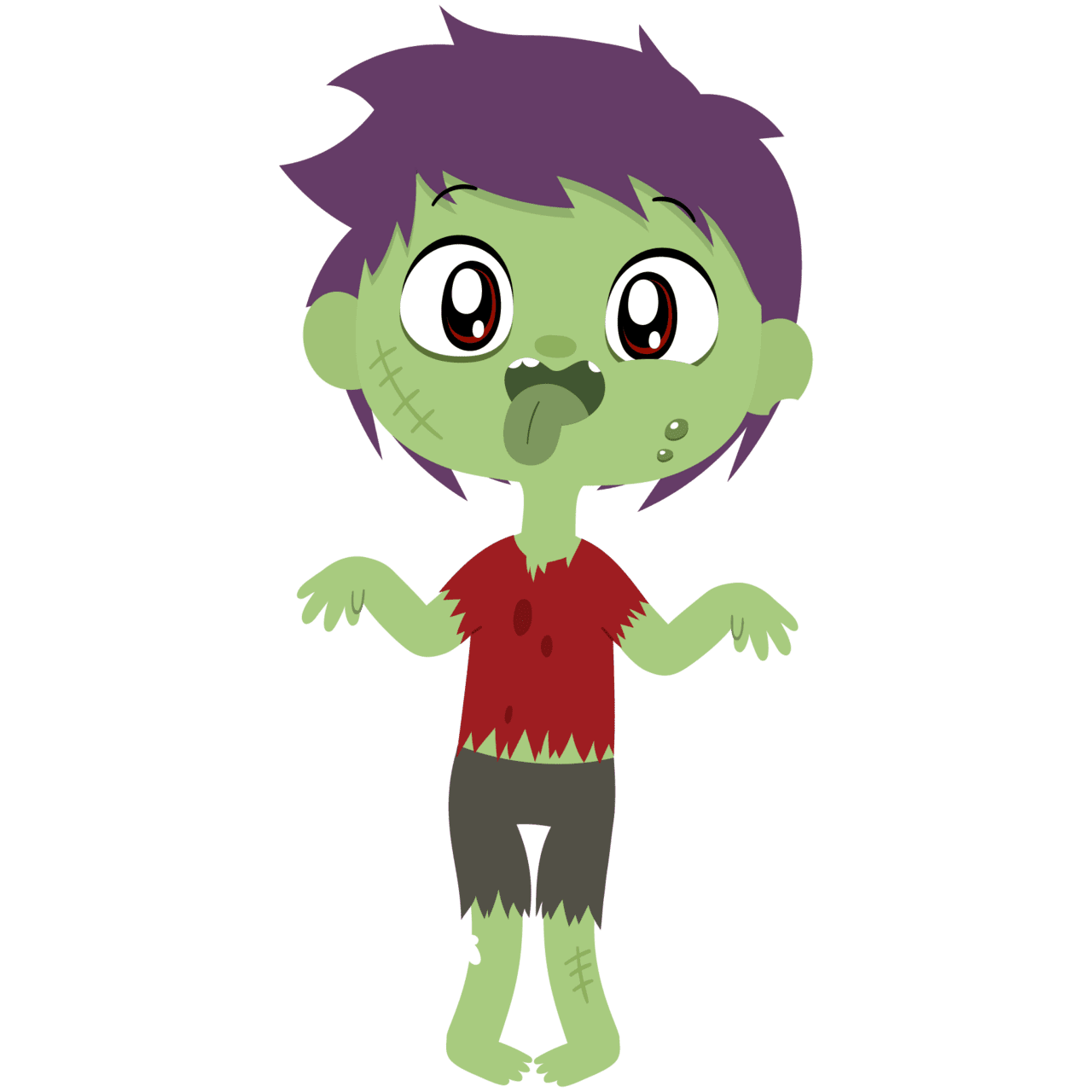 Zombie pin de fer parra en para imprimir dibujos halloween fondos clipart background