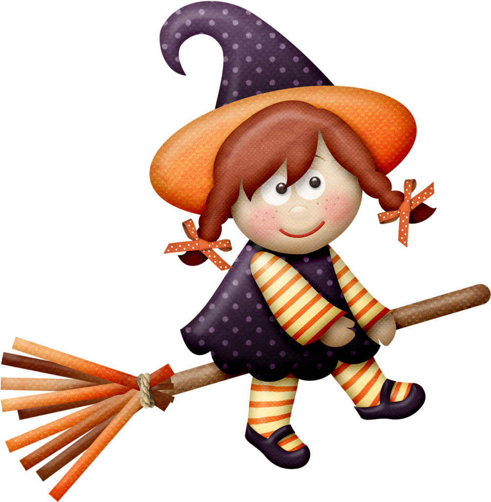 Broom little tricksters clipart photo