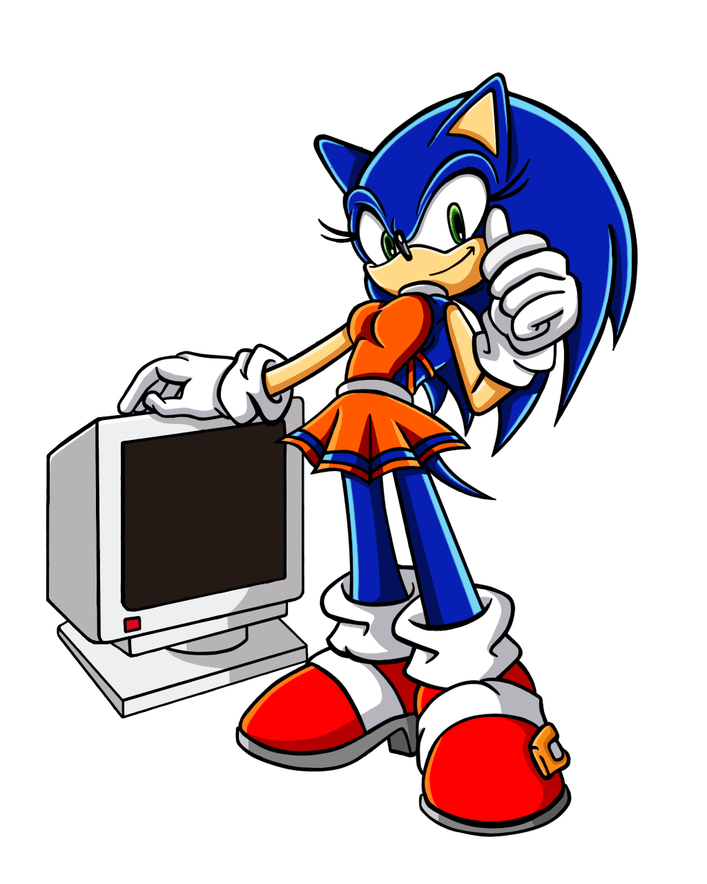 Sonic pin page clipart background 2