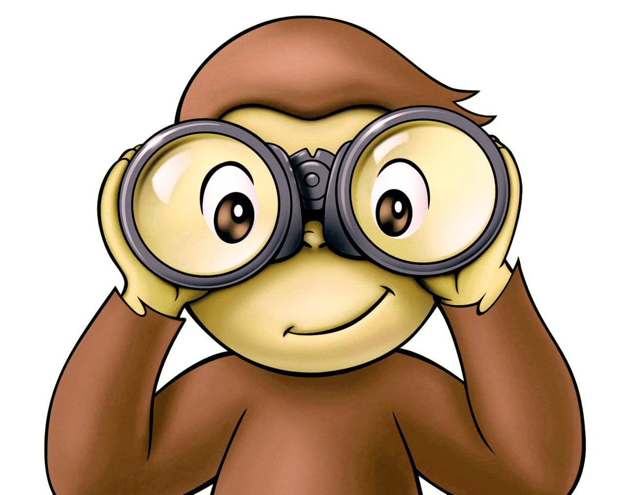 Binoculars marcos imagenes de jorge el curioso curious george clipart