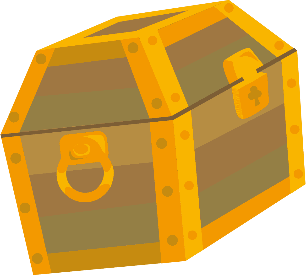 Treasure chest vector clipart images 11