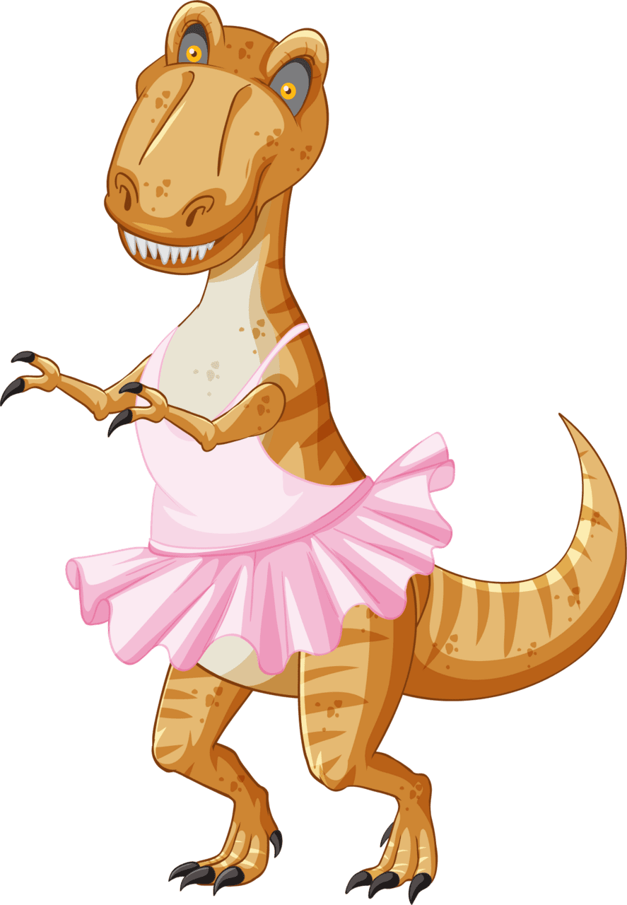 Rex ballet dance leotards clipart logo