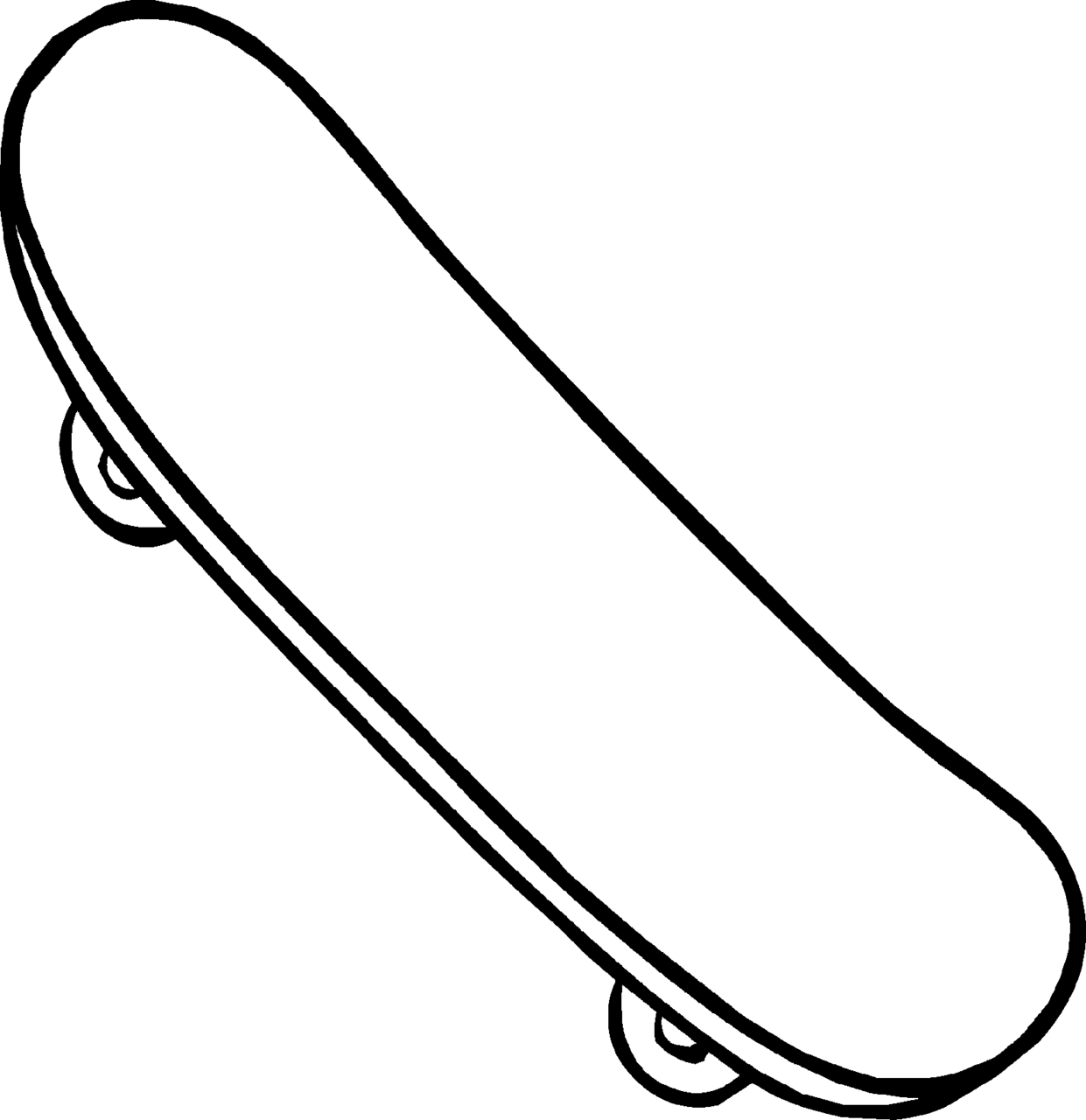 September skateboard clipart image with no background