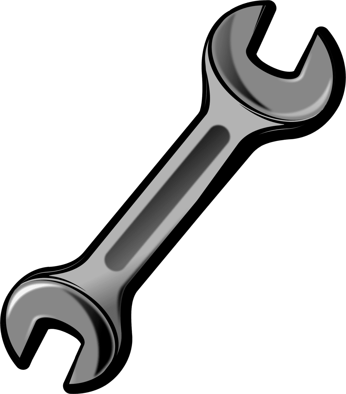 Wrench vector clipart images 2