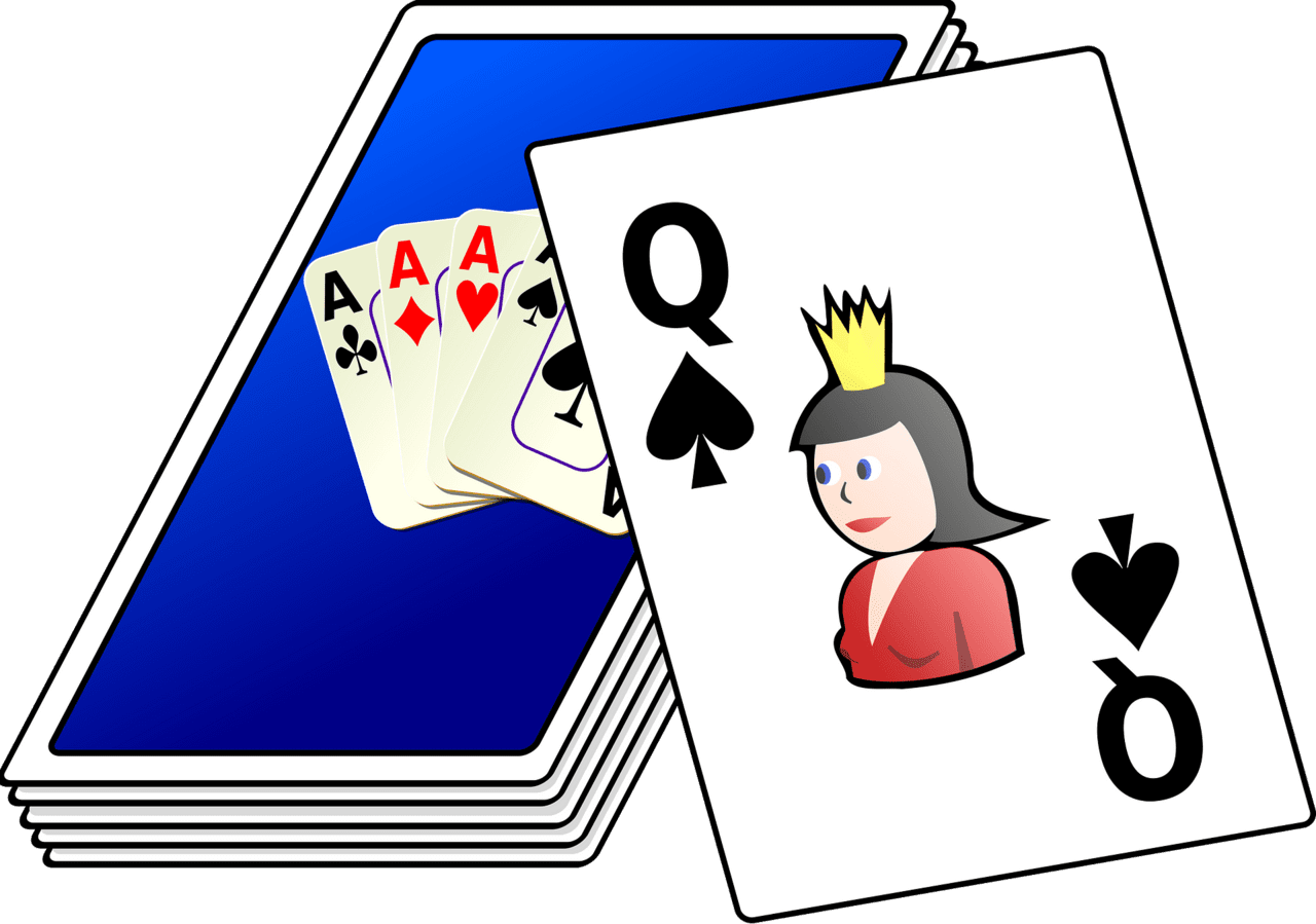 Cards playing vector clipart images