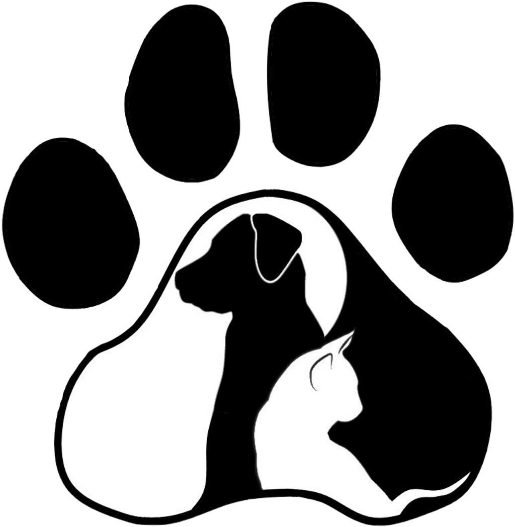 Dog paw page clipart image 2