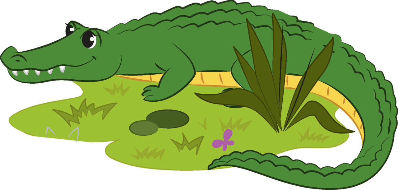 Alli gator vector clipart images 4