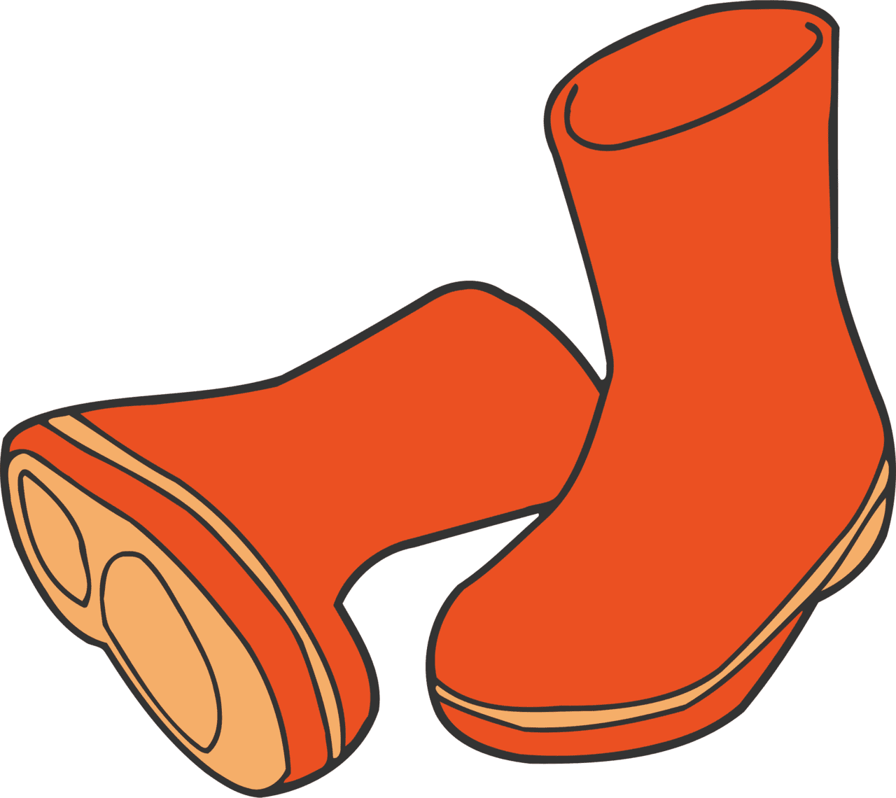 Wellies red clipart rubber boot footwear logo