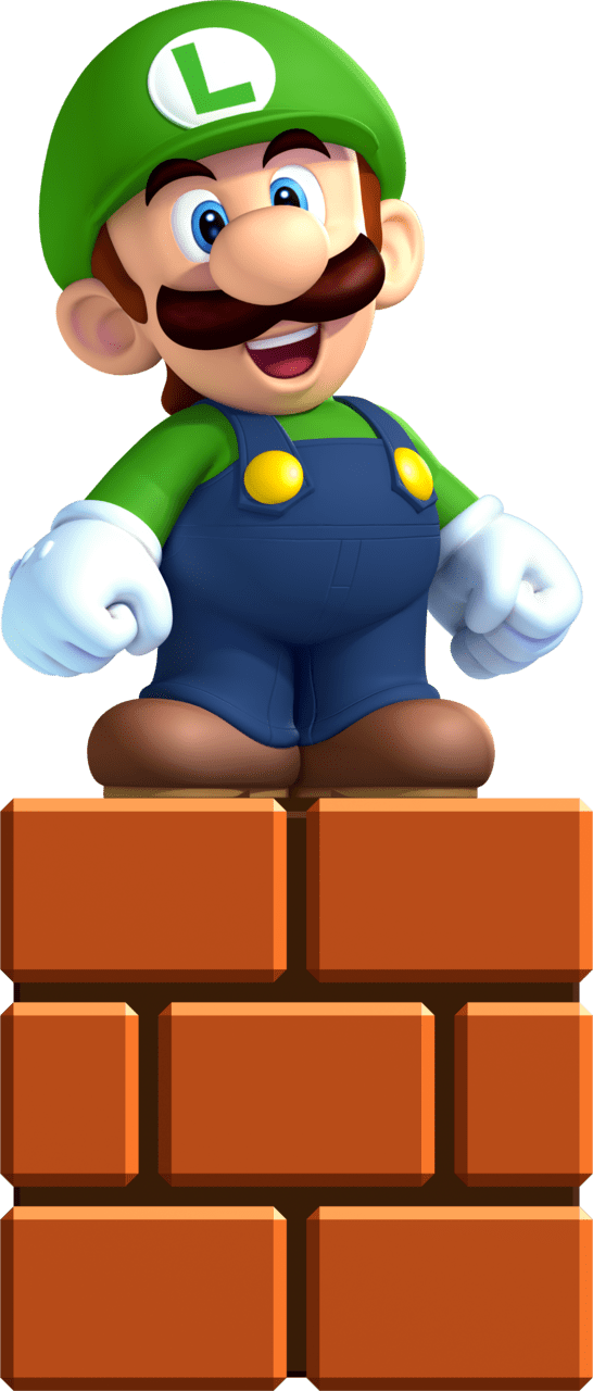 Blocks luigi clipart free