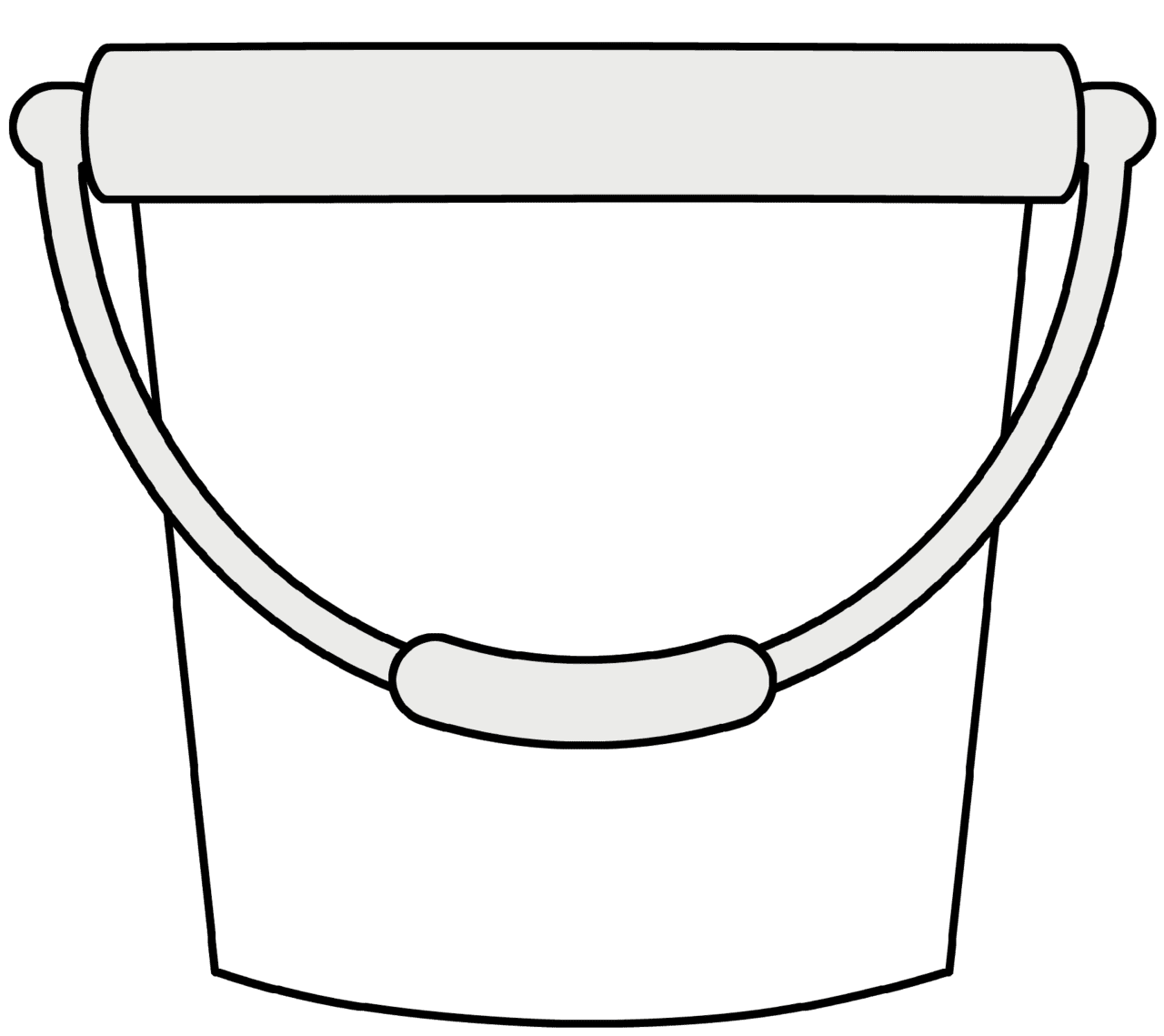 Bucket pin page clipart free