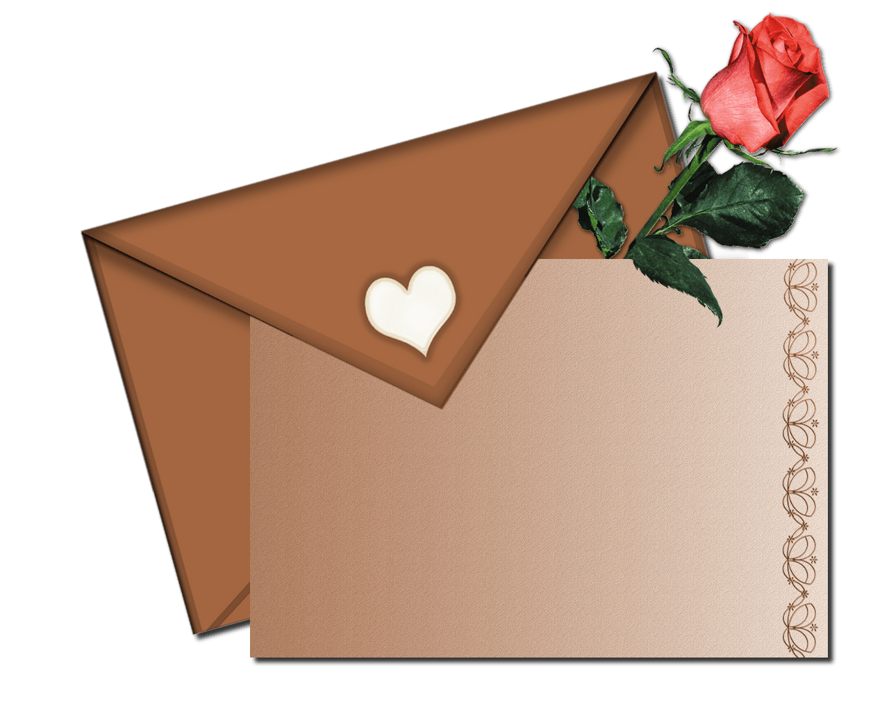 Envelope and card clipart logo