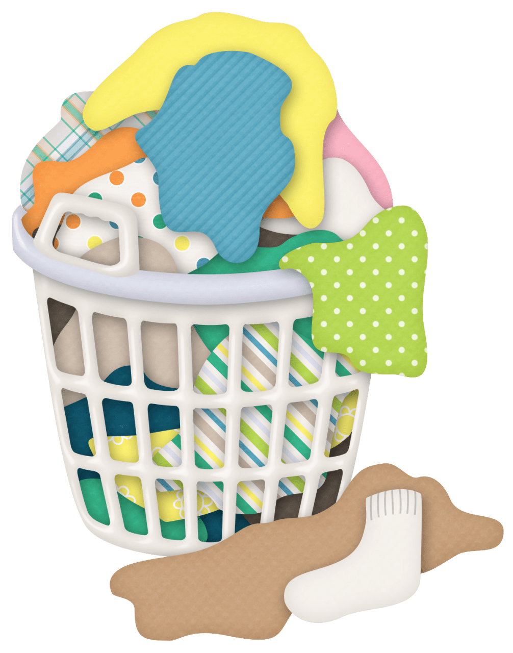 Basket pin page clipart picture 4