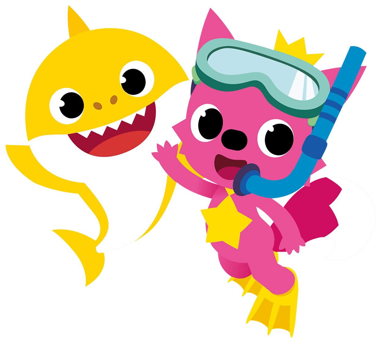 Baby shark pinkfong clipart logo