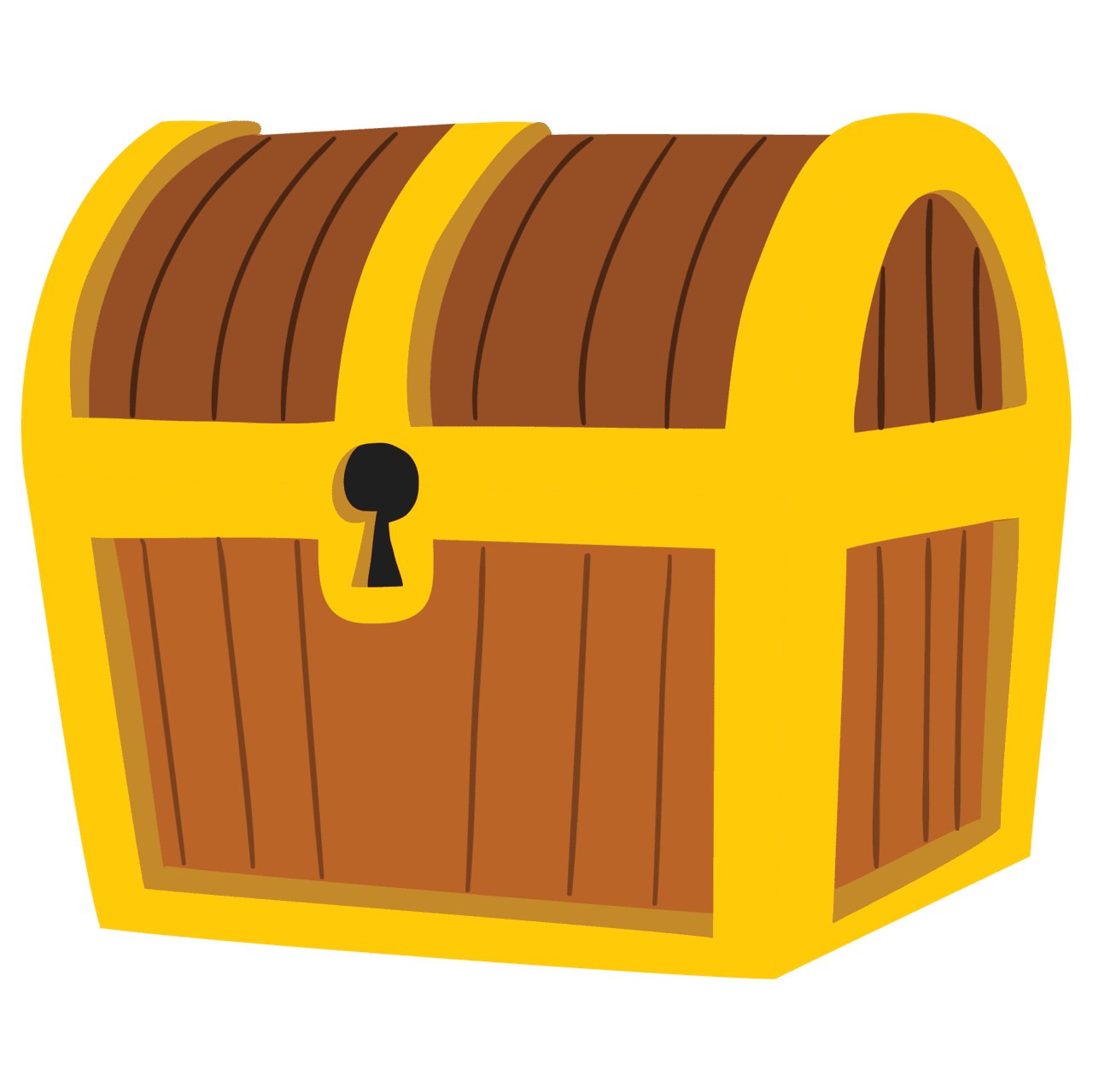 Treasure chest pin page clipart free 2