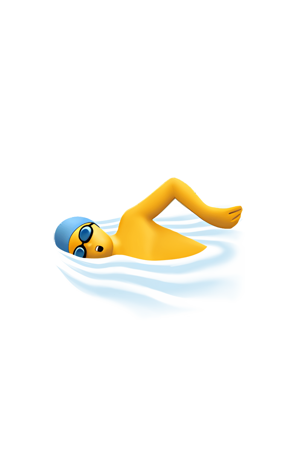 Man swim ming emoji clipart logo