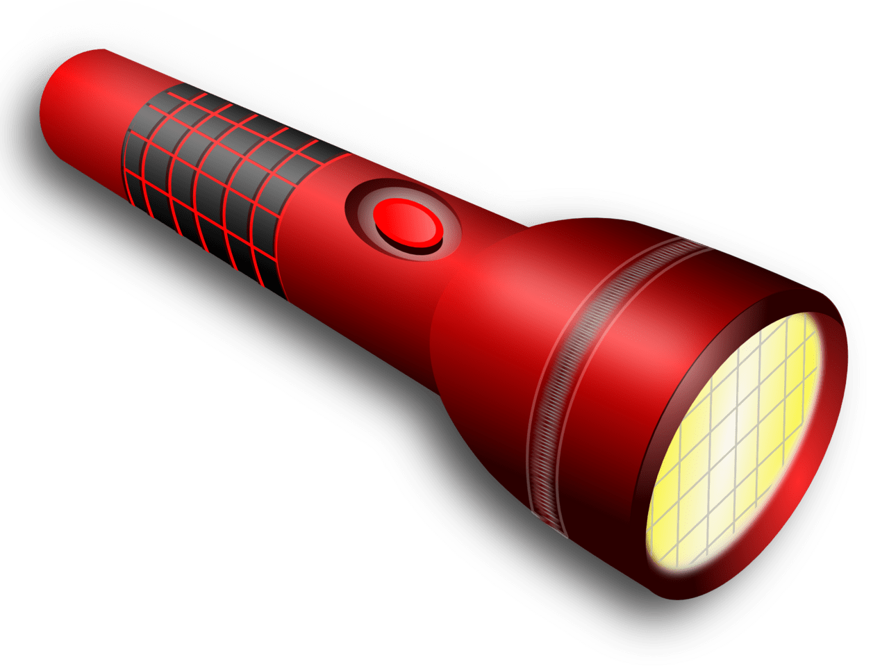 Flashlight torch light clipart transparent