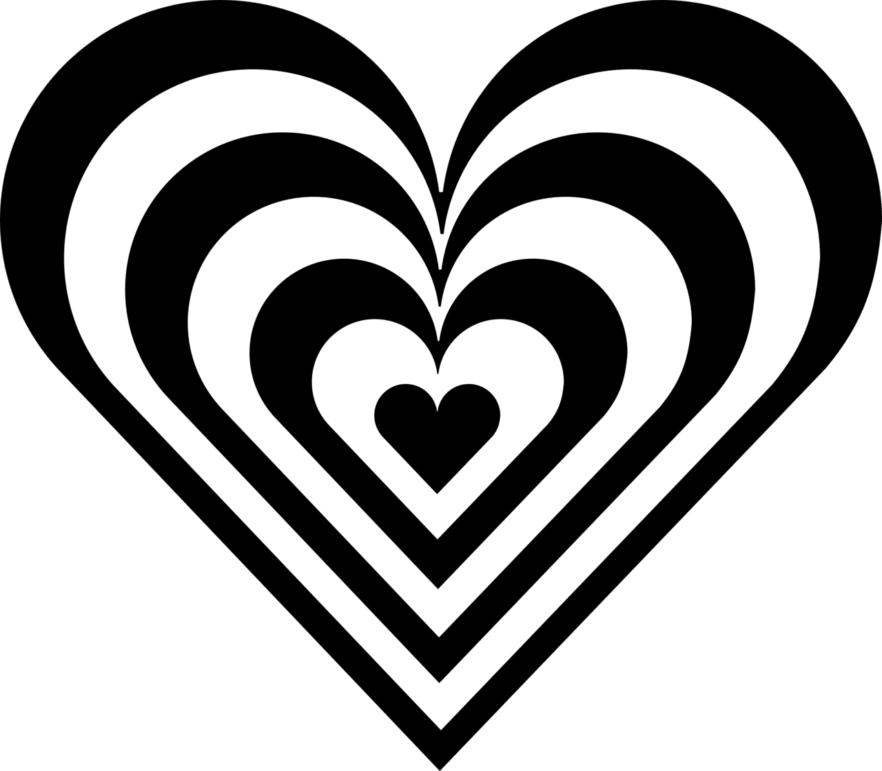 Black white heart zebra clipart background