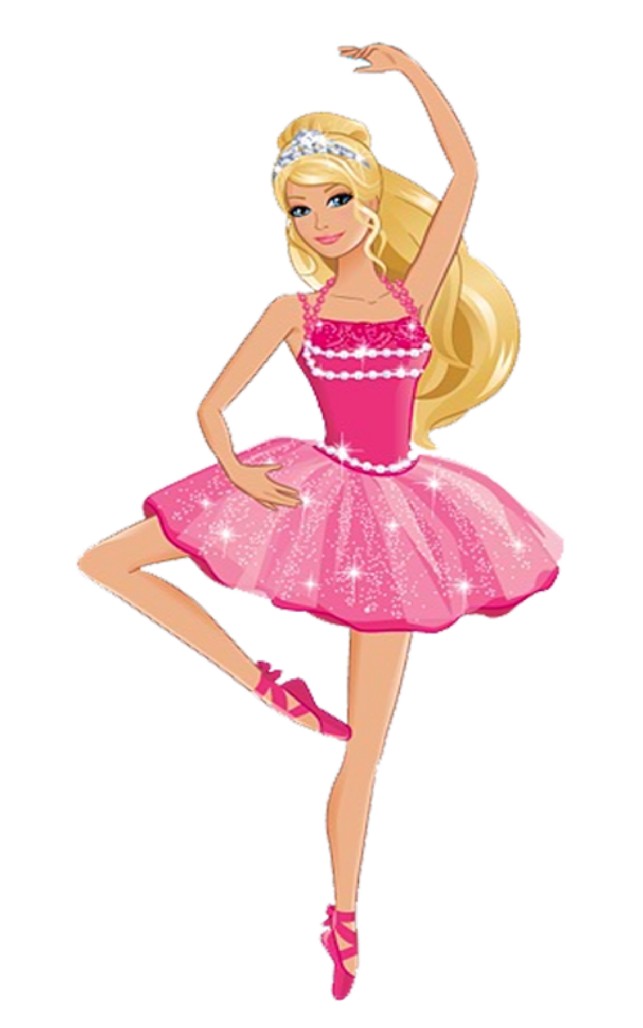 Ballerina barbie clipart logo