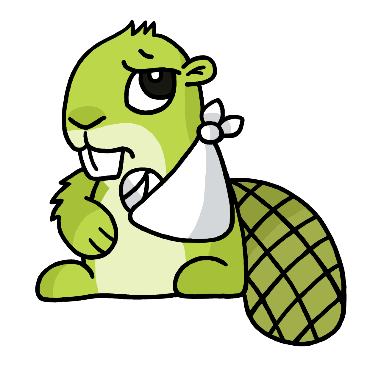 Beaver hurt adsy clipart transparent