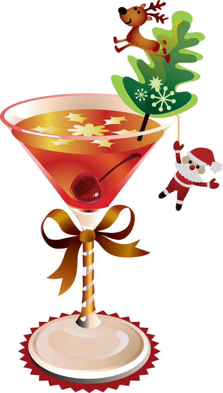 Alcohol cocktail clipart vector