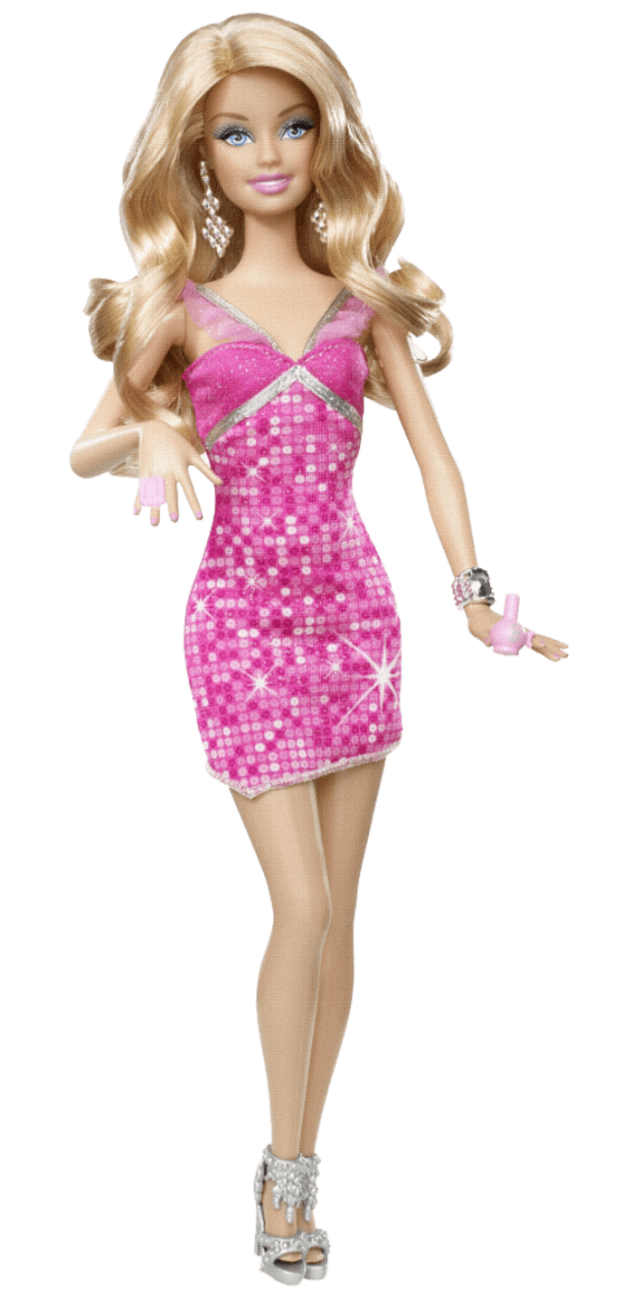 Barbie doll image size clipart