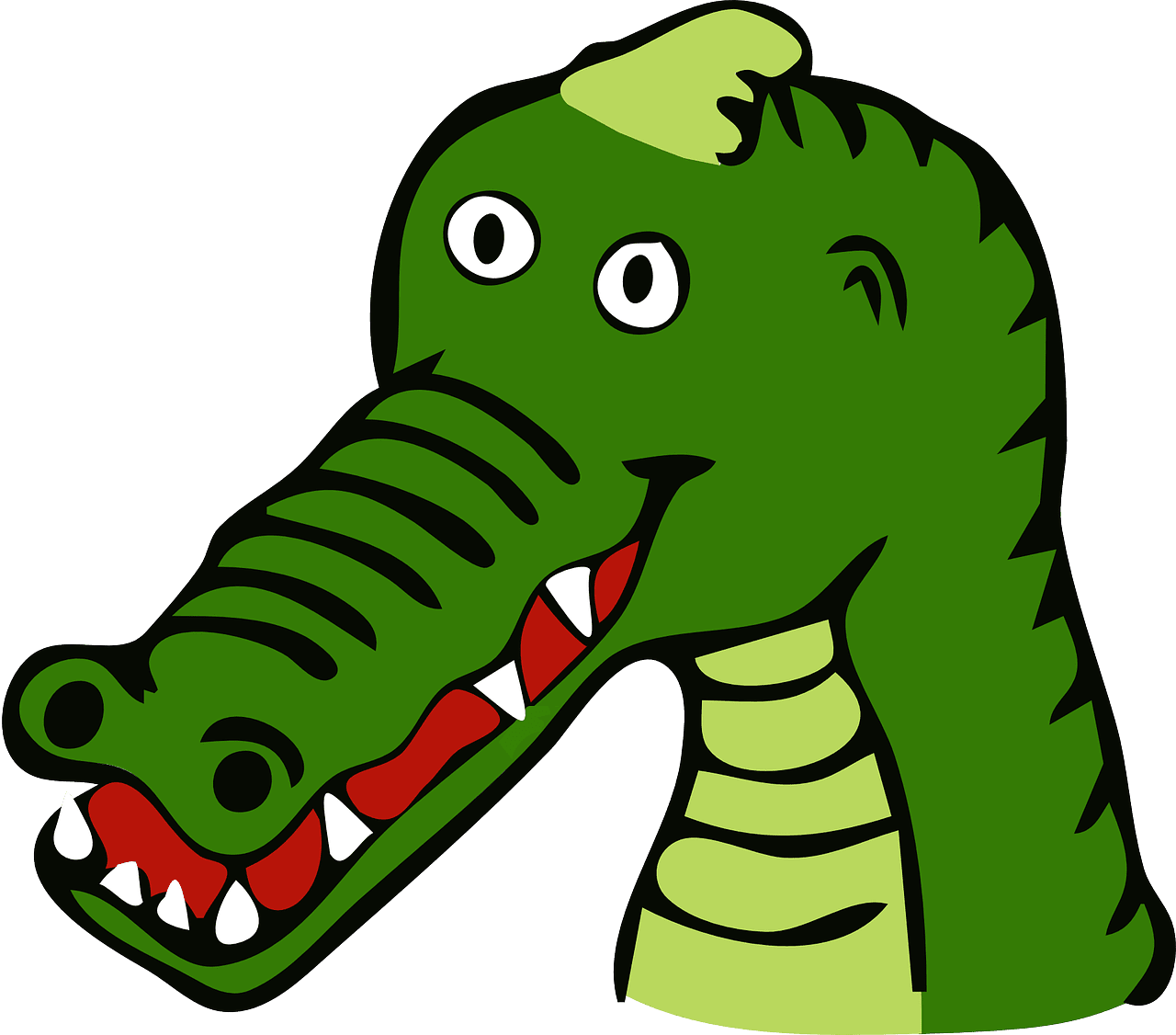 Gator crocodile animal reptile vector graphic clipart